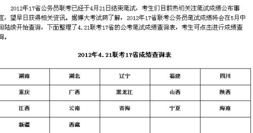 公务员考试出成绩揭晓时刻，期待与焦虑的交织情绪