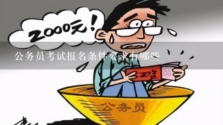 报考公务员所需条件及学历概述