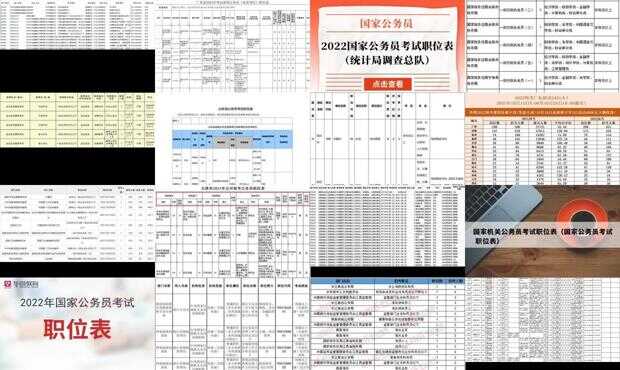 2022年度公务员职位表下载与探索概览