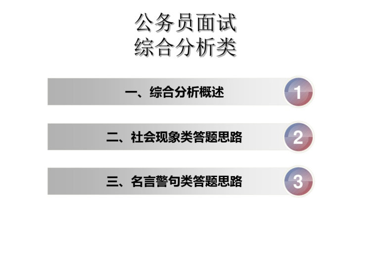 公务员考试技巧详解PPT分享