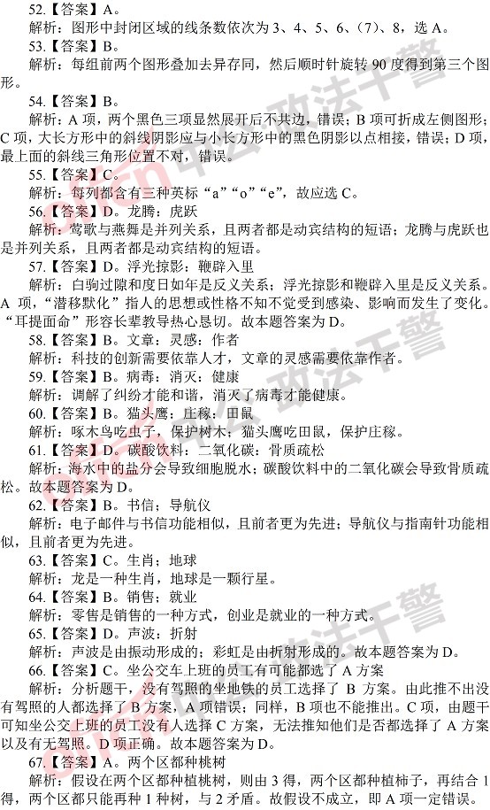 行测题库解析及答案，提升知识与能力必备宝典