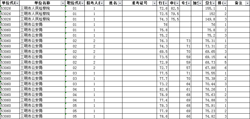 公务员面试评分标准表模板及其实际应用指南